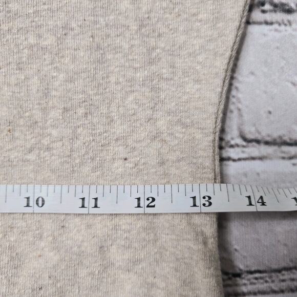 Madewell Cream Heathered Pebble Turtleneck Bodysuit Cotton Blend New Size Large - Picture 10 of 14